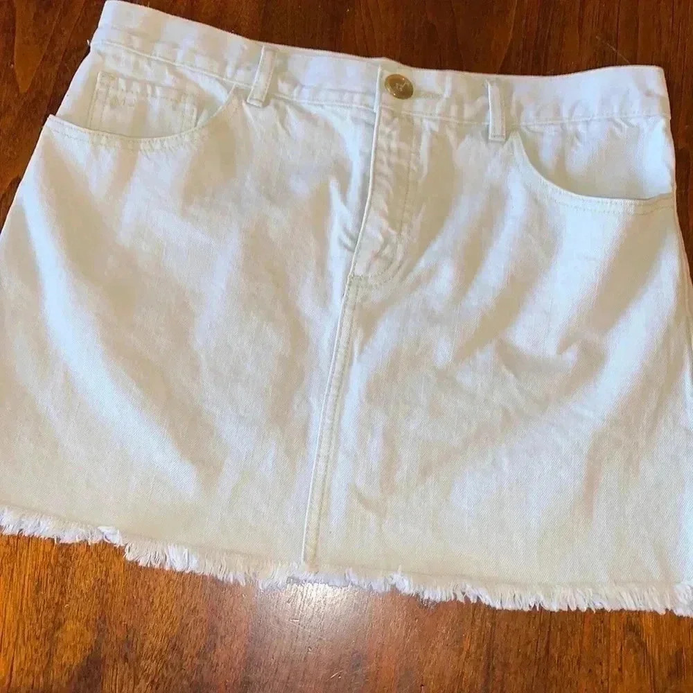 MARC JACOBS khaki denim skirt size 8